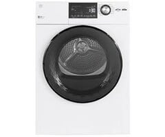 GE GE 4.3-cu ft Stackable Electric Dryer (White) ENERGY STAR  MODEL# GFD14ESSNWW    Stock# B4731