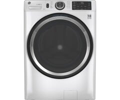 GE GE UltraFresh Vent System 4.8-cu ft Stackable Smart Front-Load Washer (White) ENERGY STAR  MODEL# GFW550SSNWW