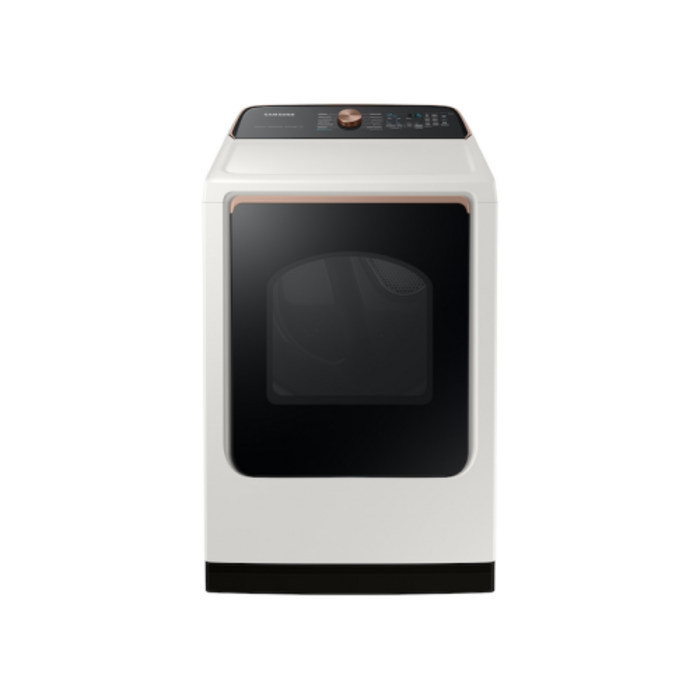 SAMSUNG SAMSUNG  7.4-cu ft Steam Cycle Smart Electric Dryer (Ivory) ENERGY STAR  MODEL# DVE55CG7500E