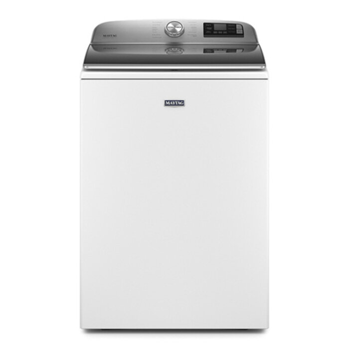 Maytag MAYTAG Smart Capable 5.2-cu ft High Efficiency Agitator Smart Top-Load Washer (White) ENERGY STAR  MODEL# MVW7230HW    Stock# 1001-20