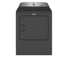Maytag Maytag Pet Pro 7-cu ft Steam Cycle Electric Dryer (Volcano Black)  MODEL# MED6500MBK