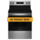 WHIRLPOOL (NIB) 30-in Glass Top 5 Burners 5.3-cu ft Steam Cleaning Freestanding Electric Range (Stainless Steel)  MODEL# WFES3330RS    Stock# 9011-38