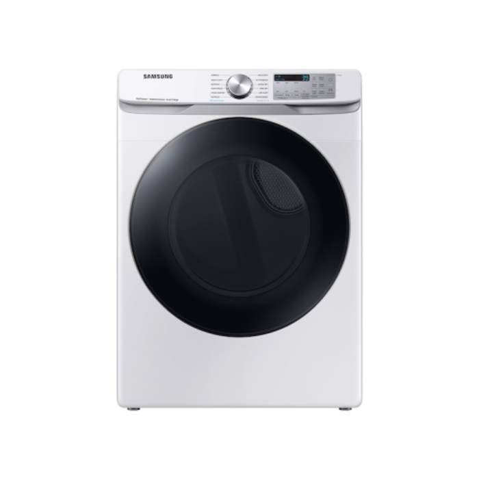 SAMSUNG Samsung 7.5-cu ft Stackable Steam Cycle Smart Electric Dryer (White)  MODEL# DVE45B6300W