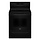 WHIRLPOOL 30-in Glass Top 4 Burners 5.3-cu ft Freestanding Electric Range (Black)  MODEL# WFES3030RB