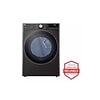 LG LG TrueSteam 7.4-cu ft Reversible Side Swing Door Stackable Steam Cycle Smart Gas Dryer (Black) ENERGY STAR  MODEL# DLGX4001B
