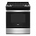 WHIRLPOOL 30-in 4 Burners 5-cu ft Self-cleaning Slide-in Natural Gas Range (Fingerprint Resistant Stainless Steel)  MODEL# WEG515S0LZ    Stock# 1419-46