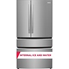 Frigidaire Gallery FRIGIDAIRE  Gallery Counter-depth 22.1-cu ft 4-Door French Door Refrigerator with Ice Maker and Water dispenser (Fingerprint Resistant Stainless Steel) ENERGY STAR  MODEL# GRMG2272CF