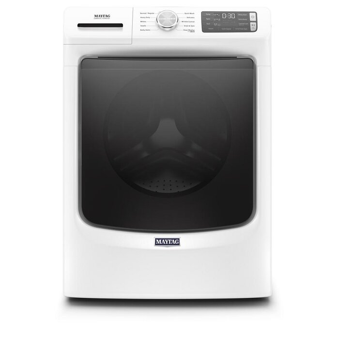 MAYTAG Maytag 4.5-cu ft High Efficiency Stackable Steam Cycle Front-Load Washer (White) ENERGY STAR  MODEL# MHW5630HW    Stock# 9021-72