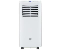 GE GE 5100-BTU DOE (115 Volts) White Vented Portable Air Conditioner with Remote Cools 150-sq ft MODEL# APFD05JASW