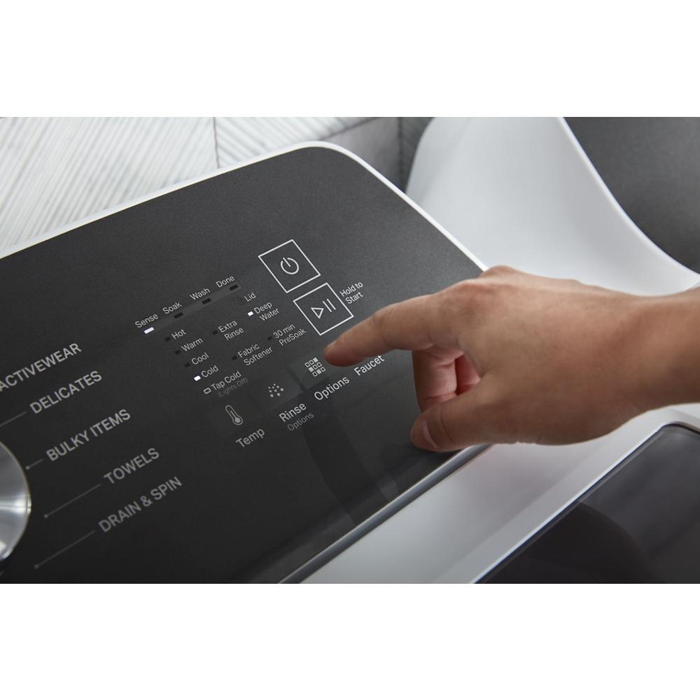 Whirlpool WHIRLPOOL Customize Washes 2 in 1 Removable Agitator 4.7-cu ft High Efficiency Impeller and Agitator Top-Load Washer (White) MODEL# WTW5057LW