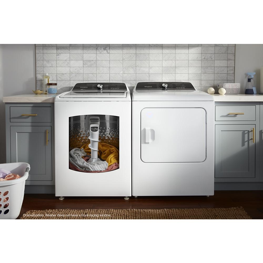 Whirlpool WHIRLPOOL Customize Washes 2 in 1 Removable Agitator 4.7-cu ft High Efficiency Impeller and Agitator Top-Load Washer (White) MODEL# WTW5057LW