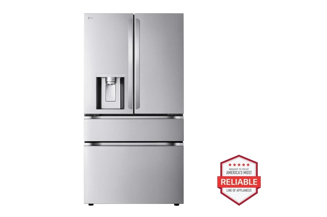 LG LG 25 cu. ft. Smart Counter-Depth MAX™ 4-Door French Door Refrigerator with Full-Convert Drawer MODEL# LF25G8330S