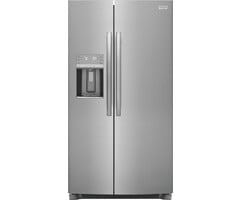 Frigidaire Gallery FRIGIDAIRE GALLERY 22.3-cu ft Counter-depth Side-by-Side Refrigerator with Ice Maker, Water and Ice Dispenser (Fingerprint Resistant Stainless Steel) ENERGY STAR  MODEL# GRSC2352AF    Stock# 1431-41
