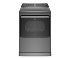 Whirlpool Smart Capable 7.4-cu ft Steam Cycle Vented Smart Gas Dryer (Chrome Shadow) ENERGY STAR  MODEL# WGD8127LC