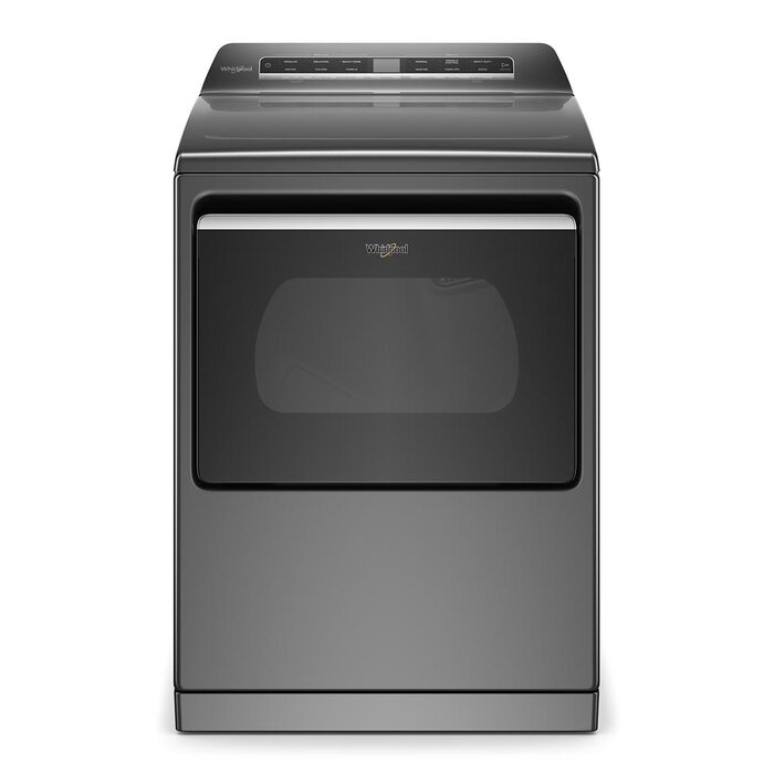 Whirlpool Whirlpool Smart Capable 7.4-cu ft Steam Cycle Vented Smart Gas Dryer (Chrome Shadow) ENERGY STAR  MODEL# WGD8127LC