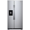 Whirlpool 24.6-cu ft Side-by-Side Refrigerator with Ice Maker, Water and Ice Dispenser (Fingerprint Resistant Stainless Steel)  MODEL# WRS315SDHZ