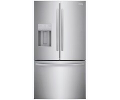 FRIGIDAIRE FRIGIDAIRE 27.8-cu ft French Door Refrigerator with Ice Maker, Water and Ice Dispenser (Fingerprint Resistant Stainless Steel) ENERGY STAR  MODEL# FRFS282LAF    Stock# 1458-45