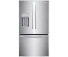 Frigidiare Frigidaire 27.8-cu ft French Door Refrigerator with Ice Maker, Water and Ice Dispenser (Fingerprint Resistant Stainless Steel) ENERGY STAR  MODEL# FRFS282LAF