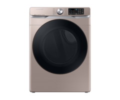 SAMSUNG SAMSUNG 7.5 cu. ft. Smart Stackable Vented Electric Dryer with Steam Sanitize+ in Champagne  MODEL# DVE45B6300C    Stock# 1481-28