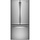 Counter-depth 18.6-cu ft French Door Refrigerator with Ice Maker and Water dispenser (Stainless Steel) ENERGY STAR  MODEL# GWE19JYLFS    Stock# 8003-43