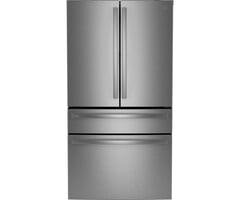 GE Profile GE Profile 28.7-cu ft 4-Door Smart French Door Refrigerator with Ice Maker and Water dispenser (Fingerprint-resistant Stainless Steel) ENERGY STAR  MODEL# PGE29BYTFS    Stock# 8003-49