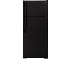 GE GE 17.5-cu ft Top-Freezer Refrigerator (Black)  MODEL# GTS18HGNRBB