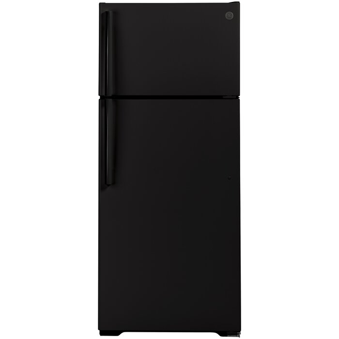 GE GE 17.5-cu ft Top-Freezer Refrigerator (Black) MODEL# GTS18HGNRBB Stock# 8006-16