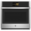GE Profile GE Profile 30-in Smart Single Electric Wall Oven with Air Fry True Convection and Self-cleaning (Stainless Steel) MODEL# PTS7000SNSS