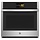 GE Profile 30-in Smart Single Electric Wall Oven with Air Fry True Convection and Self-cleaning (Stainless Steel)  MODEL# PTS7000SNSS