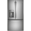 GE Profile GE Profile Counter-depth 22.2-cu ft French 3 Door Refrigerator with Ice Maker, Water and Ice Dispenser (Fingerprint-resistant Stainless Steel) ENERGY STAR  MODEL# PYE22KYNFS