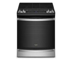 Whirlpool WHIRLPOOL 30-in 5 Burners 5.8-cu ft Self-cleaning Air Fry Convection Oven Slide-in Natural Gas Range (Fingerprint Resistant Stainless Steel)  MODEL# WEG745H0LZ