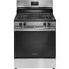 Frigidiare FRIGIDAIRE 30-in 4 Burners 5.1-cu ft Freestanding Natural Gas Range (Stainless Steel) MODEL# FCRG3051BS