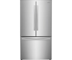 Frigidaire Gallery Frigidaire Gallery Counter-Depth 23.3-cu ft 3 -Door 36-in Wide with Ice Maker (Fingerprint Resistant Stainless Steel) ENERGY STAR MODEL# GRFG2353AF