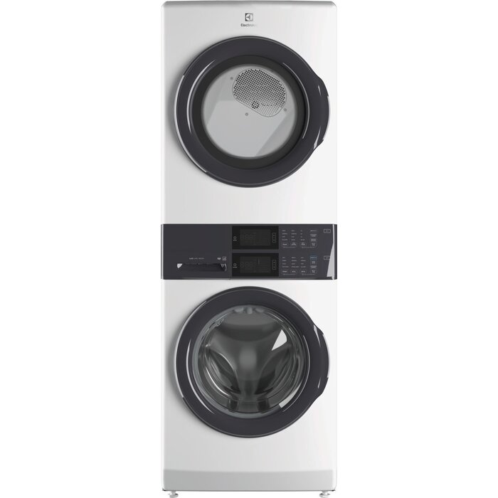 ELECTROLUX ELECTROLUX LuxCare Wash Stacked Laundry Center with 4.4-cu ft Front Load Washer and Electric 8-cu ft Dryer (ENERGY STAR)  MODEL# ELTE7300AW    Stock# 8005-51