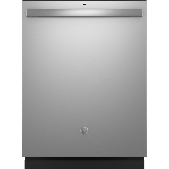GE GE Top Control Built In Dishwasher with Sanitize Cycle and Dry Boost, 52 dBA - Stainless Steel Model# GDT550PYRFS