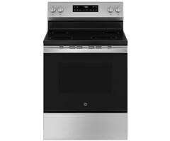 GE GE 30 in. 4 Burner Element Free-Standing Electric Range in Stainless Steel w/Stainless Knobs MODEL# GRF40HSVSS