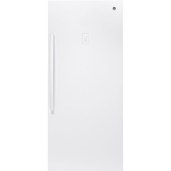 GE GE Garage Ready 21.3-cu ft Frost-free Upright Freezer (White) ENERGY STAR MODEL# FUF21DLRWW Stock# 8008-35