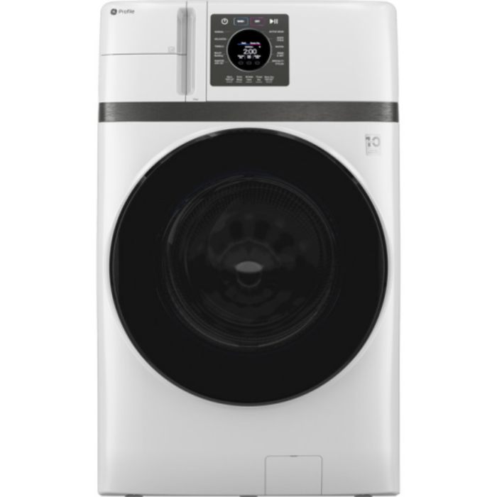 GE Profile GE Profile 4.6 cu. ft. Smart UltraFast Electric Washer and Dryer Combo in White with Ventless Heat Pump Technology  MODEL# PFQ83HSHWWW    Stock# 8008-49