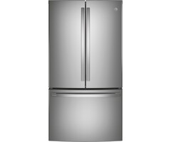 GE Profile GE Profile Counter-Depth 23.1-cu ft 3 -Door French Door Refrigerator with Ice Maker with Water Dispenser ( Fingerprint-resistant Stainless Steel ) ENERGY STAR Certified