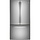 GE Profile Counter-depth 23.1-cu ft French Door Refrigerator with Ice Maker and Water dispenser (Fingerprint-resistant Stainless Steel) ENERGY STAR  MODEL# PWE23KYNFS    Stock# 8008-53