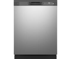 GE GE 24 inch Front Control Built-in Dishwasher ( Stainless Steel ) ENERGY STAR Certified , 59-Decibels Standard Sound Level  MODEL# GDF510PSRSS    Stock# 8009-02