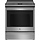 GE Profile 30-in Glass Top 5 Burners 5.3-cu ft Steam Cleaning Air Fry Convection Oven Slide-in Smart Electric Range (Fingerprint-resistant Stainless Steel)  MODEL# PSS93YPFS    Stock# 8009-52