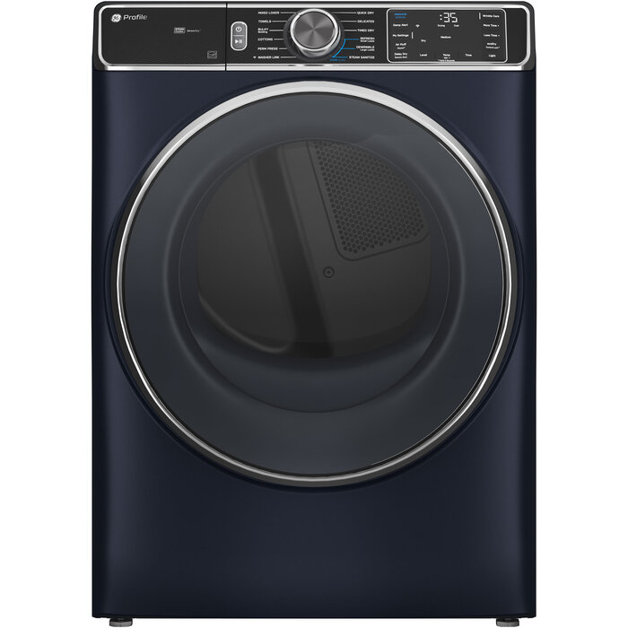 GE Profile GE Profile 7.8-Cu. Feet Stackable Steam Cycle Vented Electric Dryer ( Sapphire Blue )  MODEL# PFD87ESPVRS