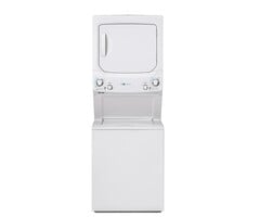GE GE 3.9-cu ft Top Load Washer and Gas 5.9-cu ft Dryer (ENERGY STAR)  MODEL# GUD27GESNWW