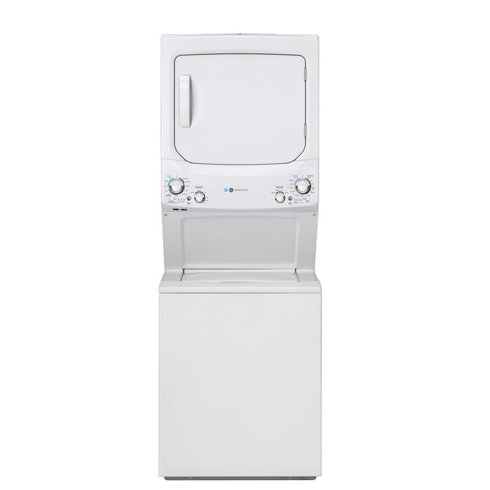 GE GE 3.9-cu ft Top Load Washer and Gas 5.9-cu ft Dryer (ENERGY STAR)  MODEL# GUD27GESNWW    Stock# 8010-41