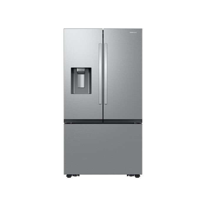 Samsung SAMSUNG  Mega Capacity 30.5-cu ft Smart French Door Refrigerator with Dual Ice Maker, Water and Ice Dispenser (Fingerprint Resistant Stainless Steel) ENERGY STAR  MODEL# RF32CG5400SR