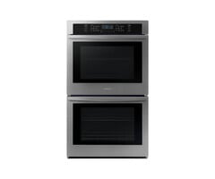SAMSUNG SAMSUNG 30-in Smart Double Electric Wall Oven Self-cleaning (Stainless Steel)  MODEL# NV51T5511DS