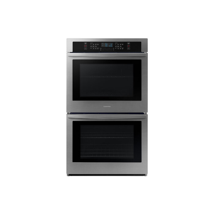 SAMSUNG SAMSUNG   30-in Smart Double Electric Wall Oven Self-cleaning (Stainless Steel)  MODEL# NV51T5511DS