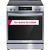 FRIGIDAIRE GALLERY FRIGIDAIRE GALLERY 30-in Glass Top 5 Burners 6.2-cu ft Self & Steam Cleaning Air Fry Convection Oven Slide-in Electric Range (Fingerprint Resistant Stainless Steel)  MODEL# GCFE3060BF    Stock# 8012-45