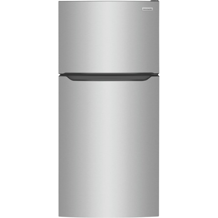 Frigidiare FRIGIDAIRE 20-cu ft Top-Freezer Refrigerator (Stainless Steel) Garage Ready  MODEL# FFTR2045VS    Stock# 8012-10